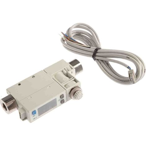 Régulateur de débit SMC 0,2 10 l/min PNP pour tuyaux : 1/8" ( Prix pour 1 )