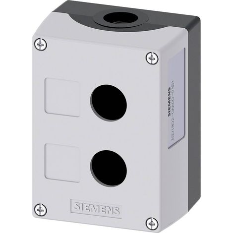 Siemens pulsantiera vuota grigia 2 fori 3su18020aa000ab1 (1/3)