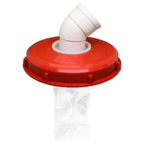 Rainwater Filter Lid, Washable Nylon IBC Filter, IBC Lid Filter Cover 163mm / 245mm for IBC Rainwater Tank (1/4)