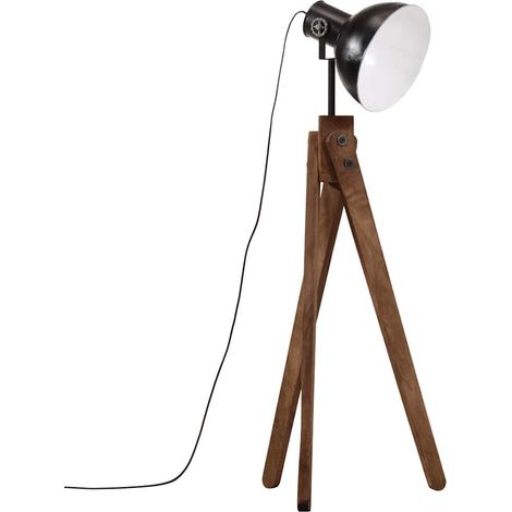 Lampadaire 25 W noir 45x45x120 cm E27 (1/5)