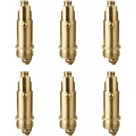 6 PièCes Bouchon De Vidange Noyau Rebondissant-Bassin Pop-Up Boulon à Ressort En Laiton-Adapté à La Plupart Des Bouchons De Vidange De Bassin De Baignoire D'éVier (1/5)