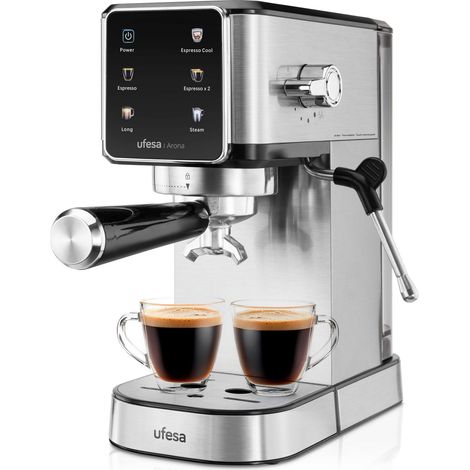 Macchina da caffè espresso Ufesa Arona design moderno nero (1/5)