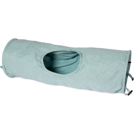 K TÚNEL PARA GATO 75 X 25 X 25 CM VERDE MENTA