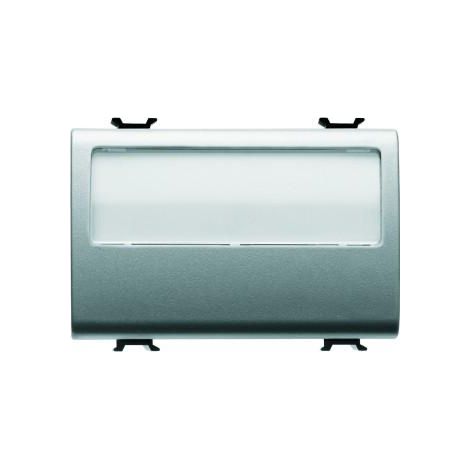 B-P 3M 1P NO 10A PORTE-ETIQ. LUM. TITANE GEWISS GW14192