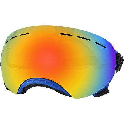 Occhiali da vista con montatura a elastico a forma di gatto - montatura blu e lenti rosse