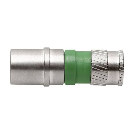 Axing CFS09948 connecteur coaxial acier inoxydable vert (1/2)