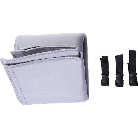 Housse de protection pour tuyau de climatiseur, anti-poussière, isolante thermique, gaine grise (1/5)