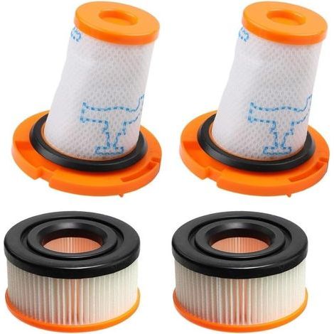2er-Pack Filter für Rowen-ta Akku-Staubsauger RH9AD1, RH9A36, RH9L42, X-Force für Flex 12.60 Neo 13.60 14.80 16.60. Waschbares und wiederverwendbares zweistufiges Filtersystem.