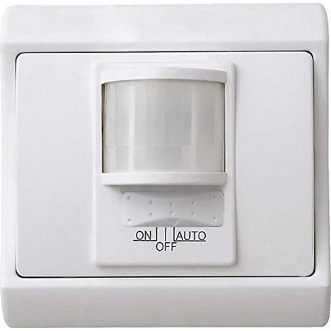 Interrupteur détecteur de mouvement à encastrer 500 W (1/2)