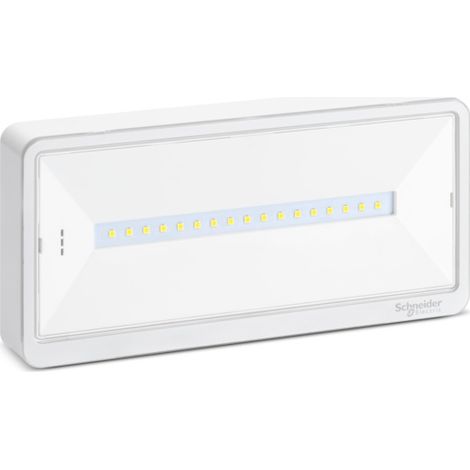 Schneider Electric Bloc d'éclairage de secours blanc 22.9 cm (1/4)