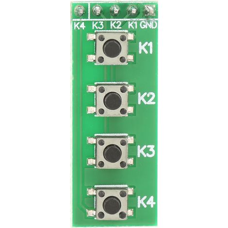 Universal 4 Key Push Button Switch Module Keyboard Board