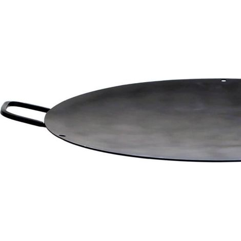 Allgrill 3in1 wok in ferro, piastra per grigliare e braciere Ø 50 cm in acciaio, utilizzo universale