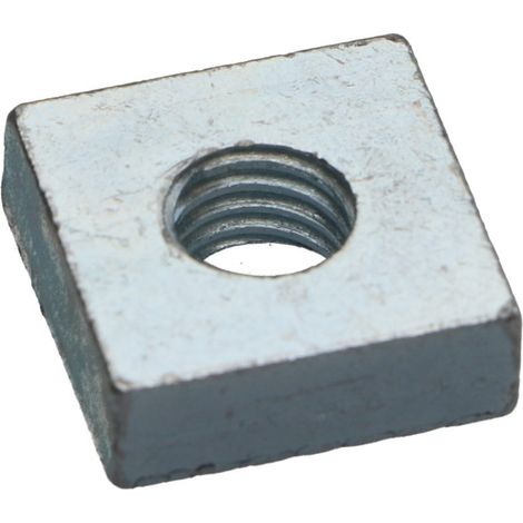 Ecrou carré M8 17X17X6 Acier zingué-100 pièces