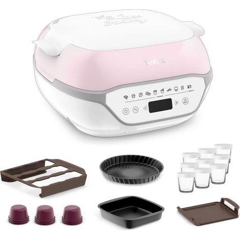 Tefal Cake Factory Infinity, All-in-One-Kuchenmaschine, 9 automatische Programme, 1 manueller Modus, für 9 Personen, KD850110