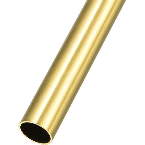 Brass Tube 18mm OD x 1mm Wall T x 200mm L Straight Tube (1/5)