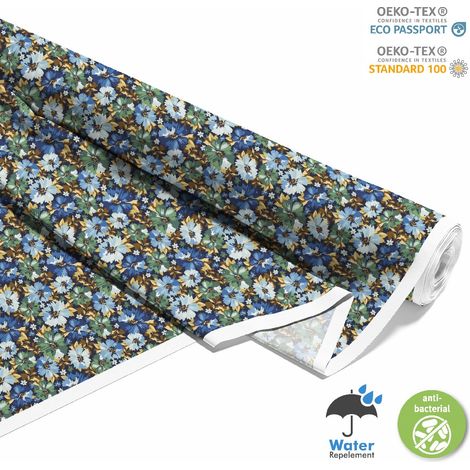 TESSUTI DECORATIVI PER ESTERNI OXFORD - Motivo fiori dipinti 7 I DX350 (1/5)
