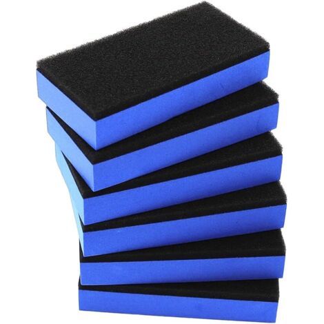 BUNTHAUS Stück Auto-Keramik-Wachsschwämme, Applikator-Pads, Auto-Beschichtungsschwamm zum Polieren, Warten und Waschen von Autos (7 x 4 x 2 cm) (1/5)