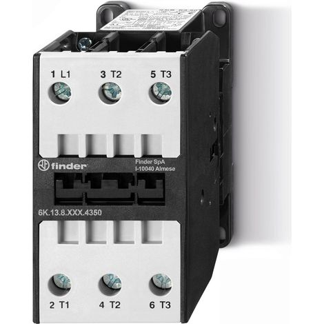 Contacteur 110V AC 3NO 50A 400V AC3 22kW AC3 FINDER 6K1381104350PAS
