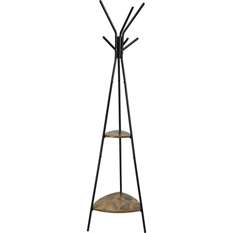 Appendiabiti da terra marrone scuro per corridoio, dimensioni 49x49x179 cm, modello VW31 Begryf (1/5)