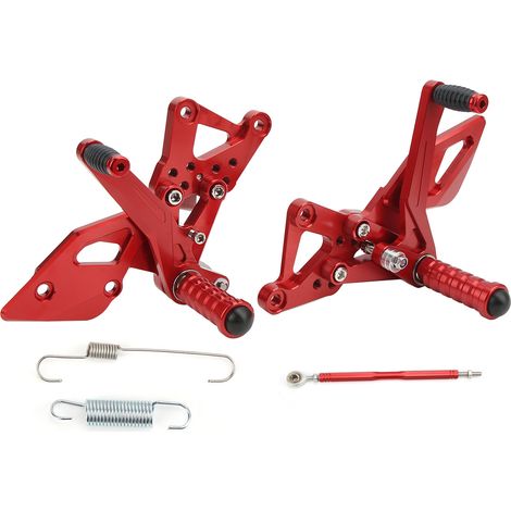 Repose-pieds surélevés réglables en alliage d'aluminium anodisé pour moto MT-03 MT-25 2013-2020 (1/5)