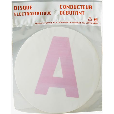 Panneau électrostatique Jeune Conducteur