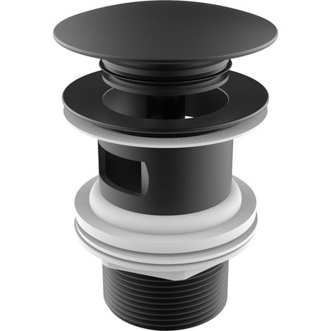Desagüe universal Click-clack. Tapón 65 Ø AQUA - ROCA Color: Negro titanio cepillado