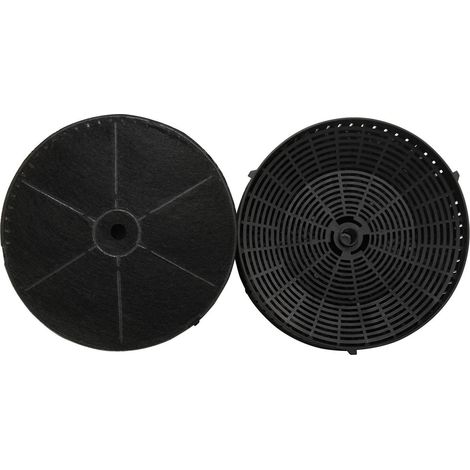 Kit 2 Filtri a carbone attivi (17,3 x 4,35 cm) per cappucci elica