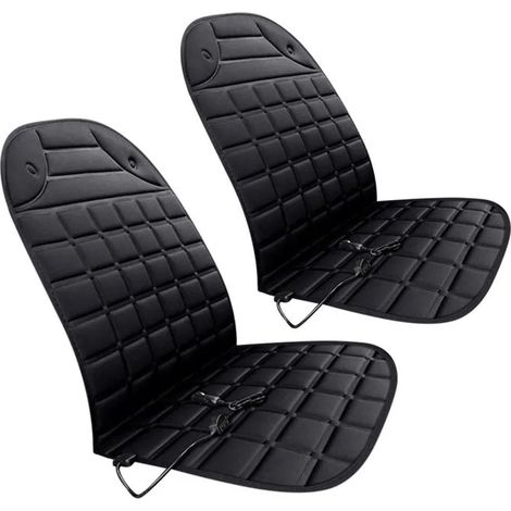 Coussin de siège chauffant 12 V, housse de siège chauffante universelle pour voiture, bureau, maison, bateau (1/5)