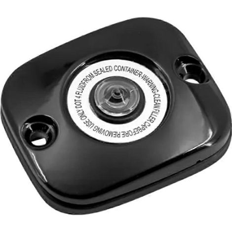 Couvercle de maître-cylindre de frein avant pour moto Dyna Softail Fat Boy Touring Road King Trike Sportster XL (1/5)