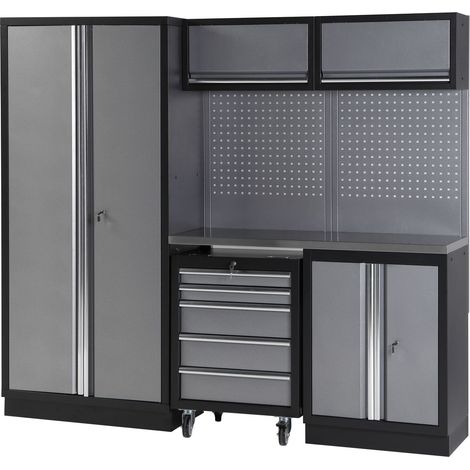 ENSEMBLE MODULAIRE 3 MOD. BASE ACIER INOXYDABLE