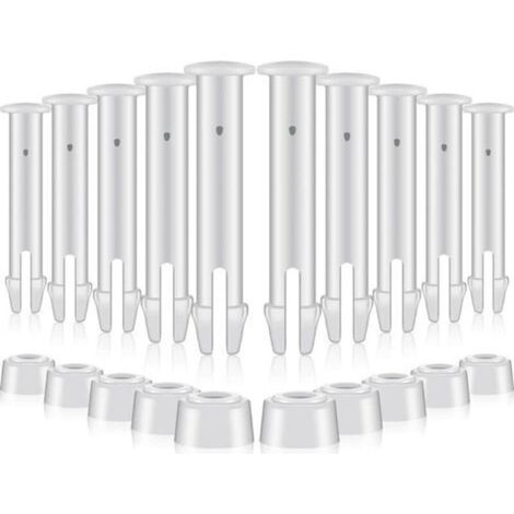 [NEVER USED] 24-pack connecting pins and joints as replacement for round pools and swimming pools 28270-28272 (24.5 cm) (5.5 cm/2.16 inches)