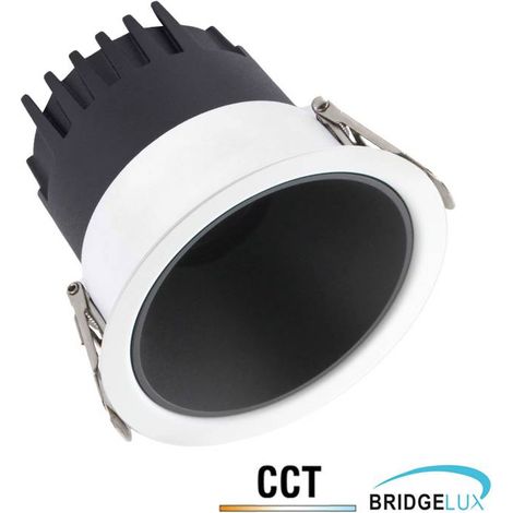 Downlight Led FRESER BRIDGELUX Chip, 10W, UGR 19, 36º, 3CCT, negro, 3000-4000-6000K