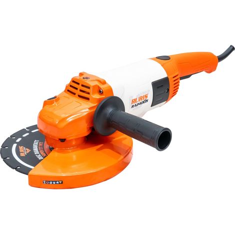 Meuleuse d’angle électrique RA2400S 2400W, disque 230 mm, Soft Start, poignée soft grip réglable, outil puissant pour coupe et meulage métal, béton, pierre, bois (1/5)