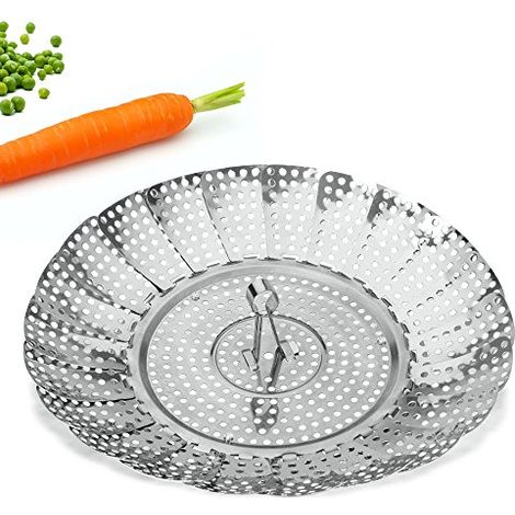 Pentola a vapore Inox Maxi-Vapor 19/27 cm Metaltelx (1/4)