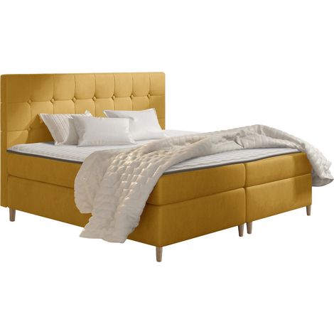 Cama continental Caseus, Magic Velvet 2215, Continental, Doble, 180x200, Tapiz, Somieres, 182x208x115cm (1/5)