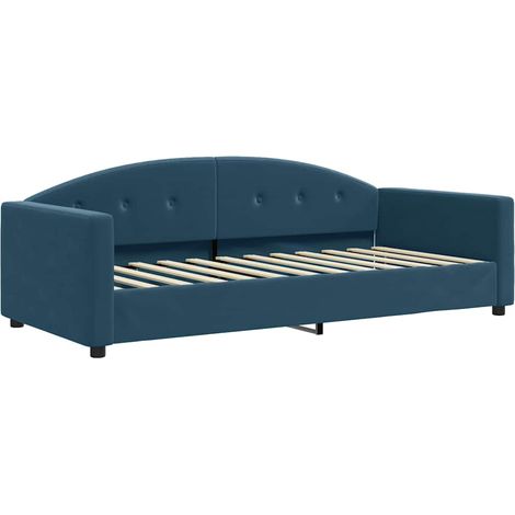 Maison Exclusive - Tagesbett Blau 90x200 cm Samt (1/5)