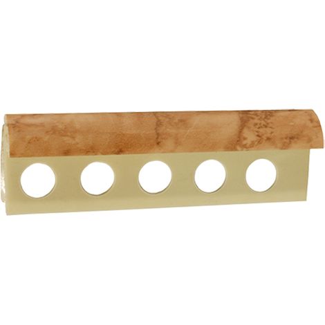 Profilo Jolly per Piastrelle Colorea Beige Marmorizzato 10 Pezzi in PVC 10 mm