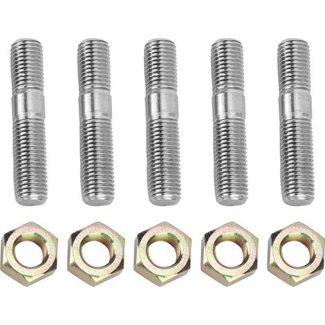 M10x1.25 50mm filetage T3 T4 T6 4 pièces vis et écrous, écrous de bride de Kit de goujon haute résistance pour 1G, EVO110 (1/5)