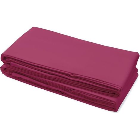 Flat sheet - LOVELY HOME - LH71605 - 240 x 300 cm - Fuchsia (1/3)