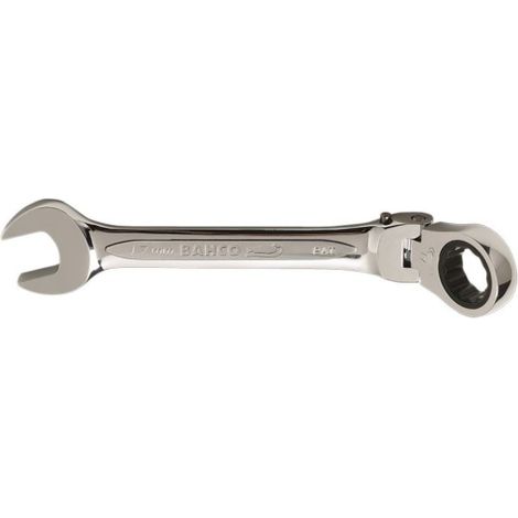 Llave Combinada Carraca Articulada 21Mm Bihexagonal Bahco
