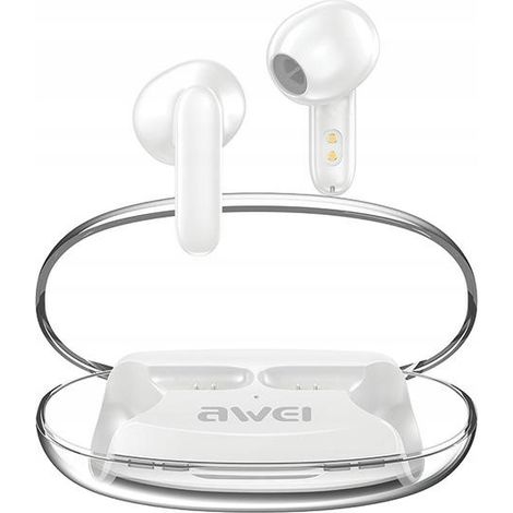 AWEI Bluetooth 5.3 Kopfhörer T85 ENCTWS + Dockingstation weiß/weiß 1 Stück. (1/2)