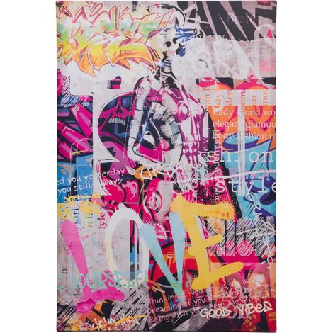 Amadeus - Toile Love Street art 80x120 cm (1/3)