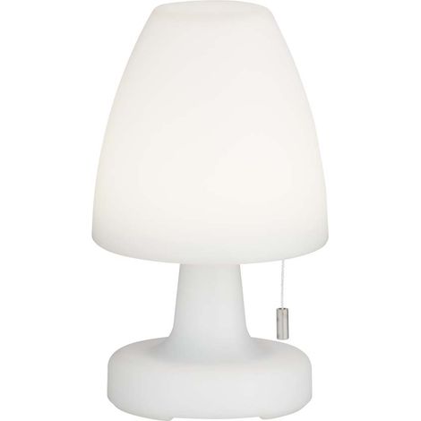 Tischleuchte Gartenlampe LED Außenleuchte Akku Zugschalter RGB H 25 cm Dimmbar (1/5)