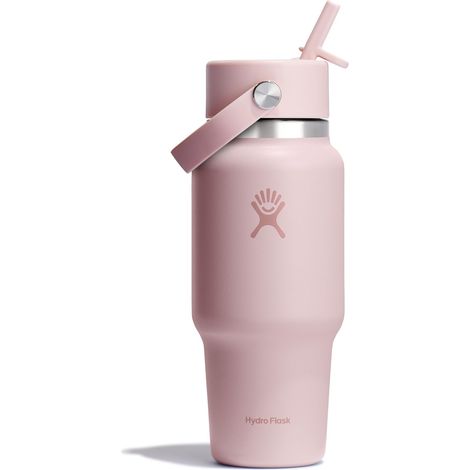 Hydro Flask – Wide Flex Straw Travel Bottle 710ml (24 oz) – A Prova di Perdite, Isolata, Compatibile con Portabicchieri – Mantiene le Bevande Fredde per 24 Ore – Tappo con Cannuccia Flex – Trillium (1/5)