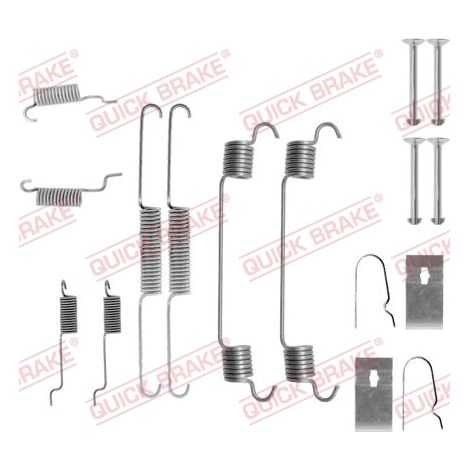 Kit d'accessoires, mâchoire de frein Quick Brake 105-0767 MAZDA