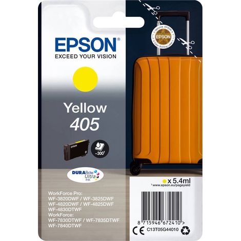Epson 405 cartouche couleurs séparées pour imprimante jet d'encre - jaune (1/3)