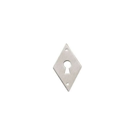 Dubois – Entrée losange fer 50mm – Largeur 29mm – Décor poli pour embellissement – Vendu à l'unité