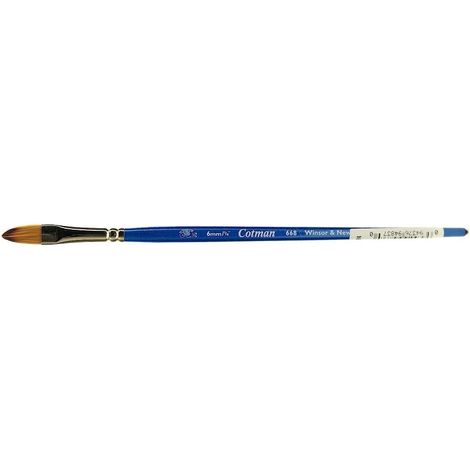Pinceau Aquarelle Série 668 Usé Bombé Manche Court 6mm (1/3)