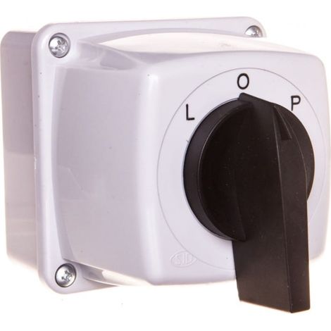 Nockenschalter L-0-P 3P 25A IP44 E25-43 Lichtbogen im Gehäuse 952542