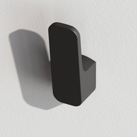 AM.PM Func Handtuchaken Duschhaken Badhaken Garderobenhaken Edelstahl Kleiderhaken Handtuchhaken Wandhaken, Schwarz